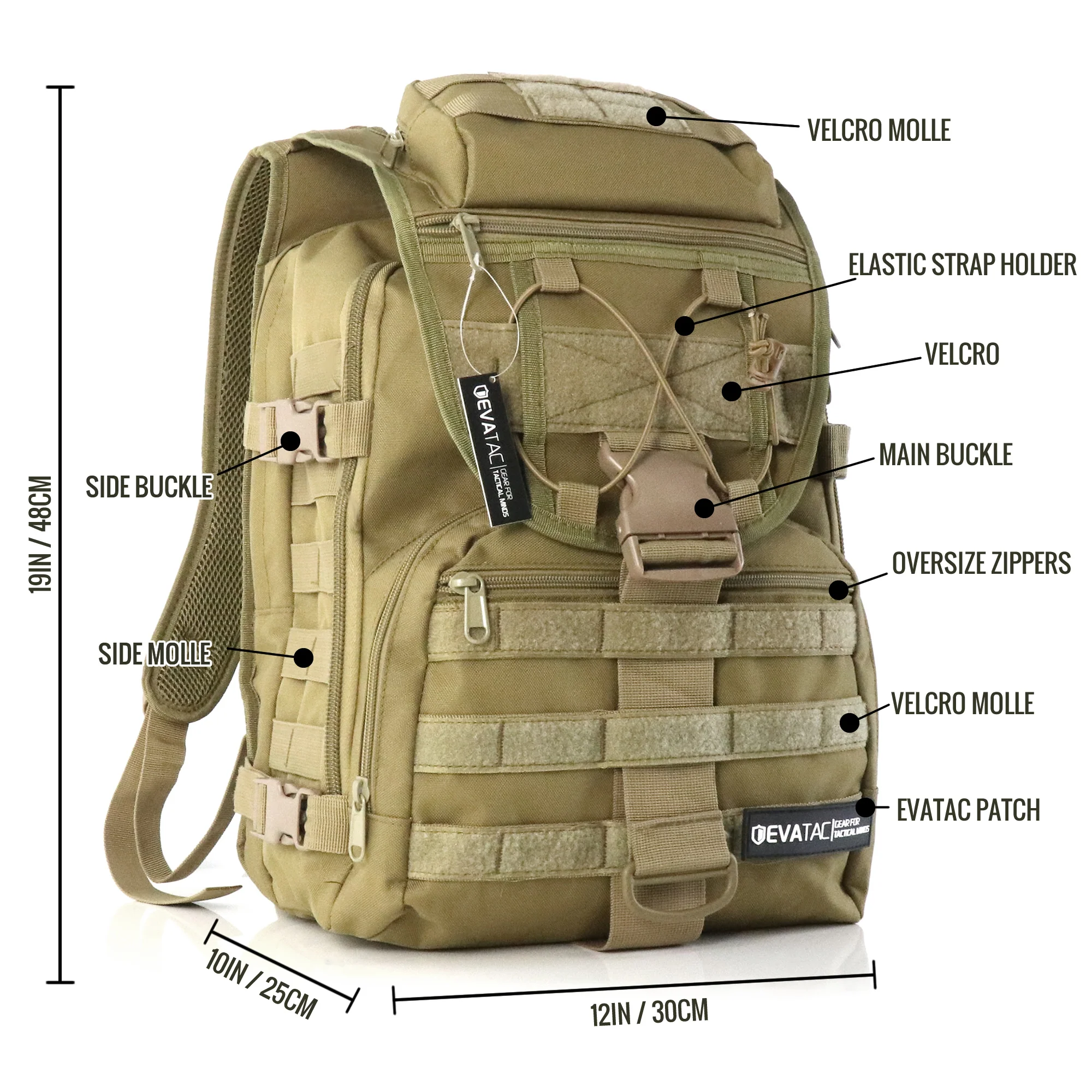 EVATAC Combat Bag (Khaki) - Image 9